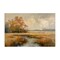 Stupell Industries Autumn Stream Landscape Canvas Wall Art Design by LSR Design Studio